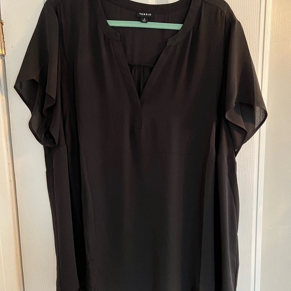 Plus size tunic blouse